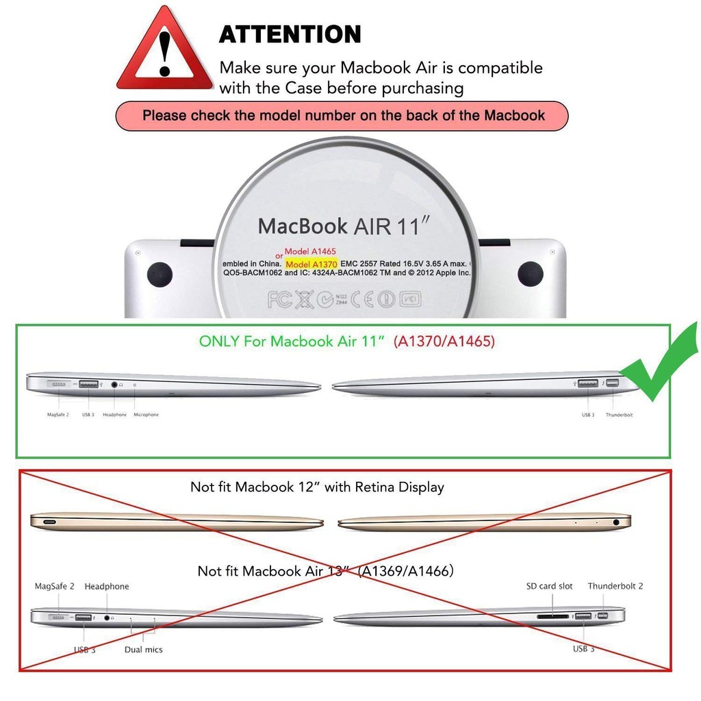 Skin Guard LCD Screen Protector Film Apple MacBook Macbook Air 11 inch A1370/A1465