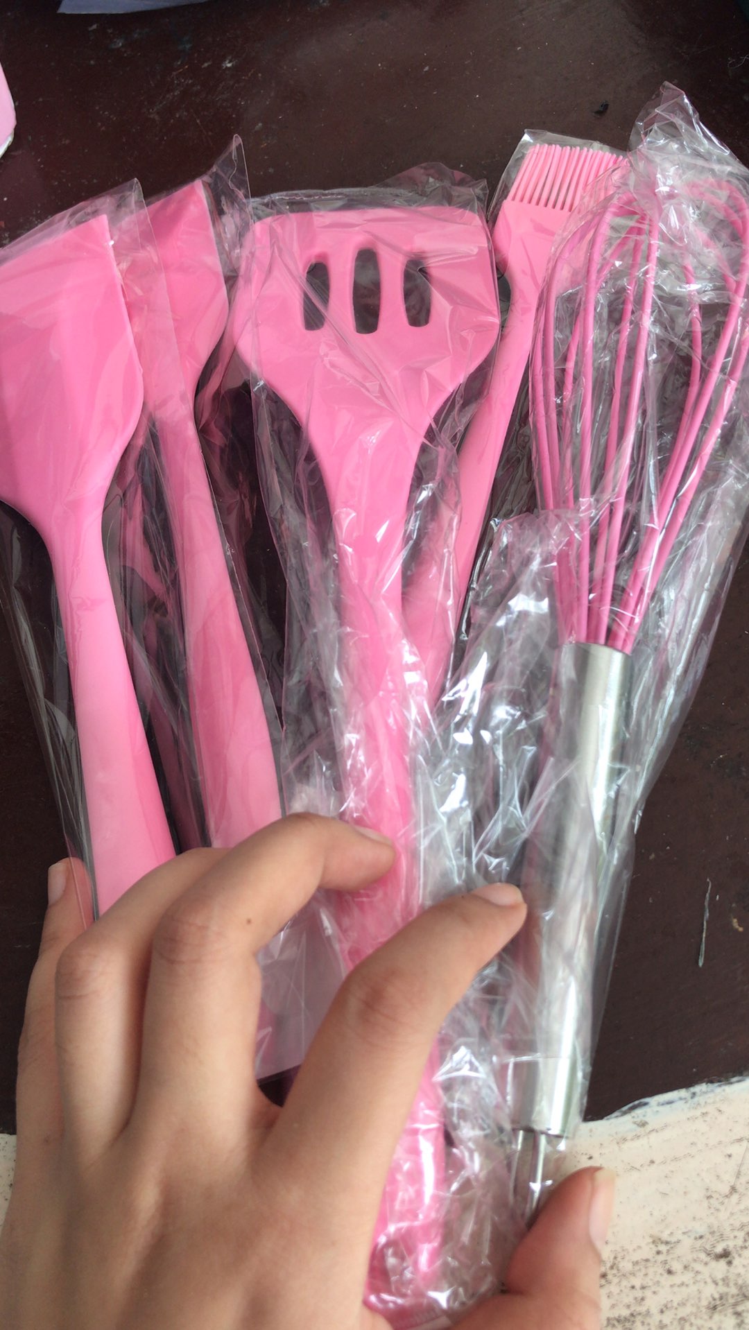 Perfin Pfkcw01/pfkcw02 Spatula Silikon Tahan Panas 5pcs Spatula Set Alat Masak Set Sutil