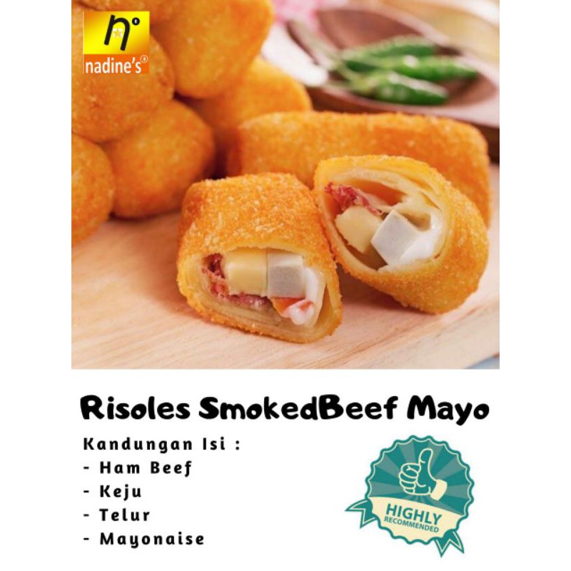 

FROZEN Risoles Smoked Beef / Daging Asap (1 Pack isi 10pcs) HOMEMADE
