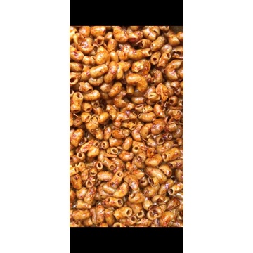 

Makroni Bantet/cuanki bawang pedas 1/4 kemasan 250g