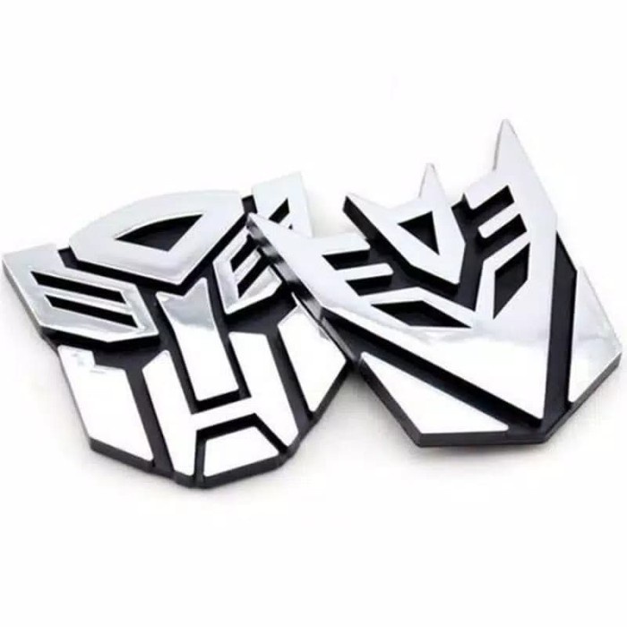 Emblem Mobil Transformer 3D Badge Mobil Transformer Stiker Mobil 3D