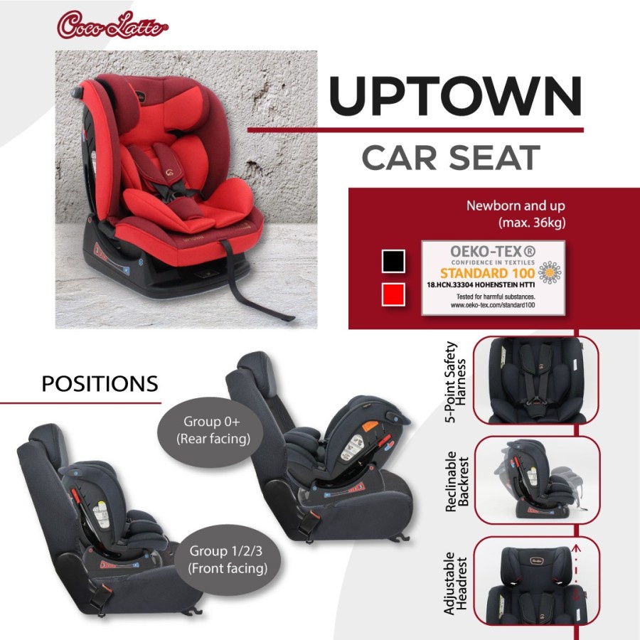 CAR SEAT COCO LATTE 878 'UPTOWN' / CAR SEAT