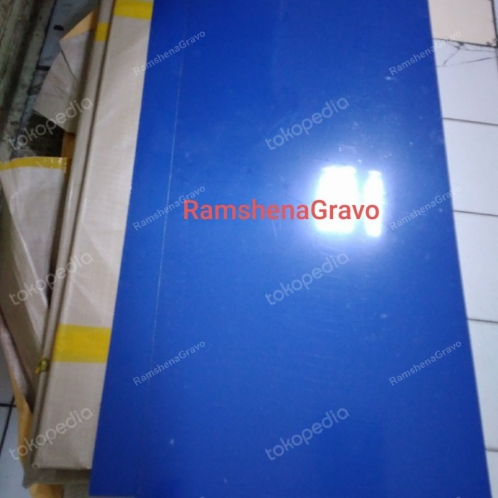 

Update Gravoply Biru/Bahan Name Tag/Laser/Router/60X120Cm Tebal 1.5Mm Terlaris