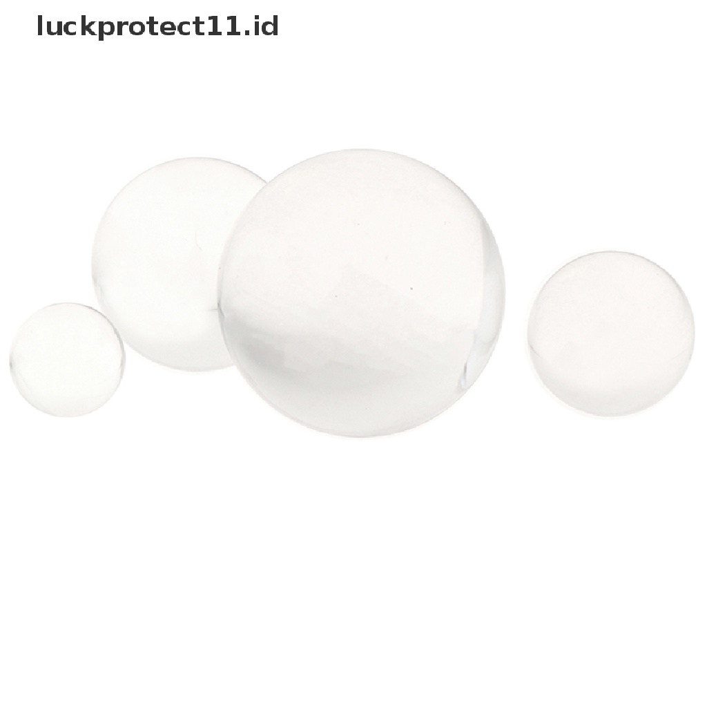 &lt; Luckprotect11.Id &gt; 1pc Bola Kristal Kuarsa Bening Untuk Dekorasi Rumah / Properti Fotografi