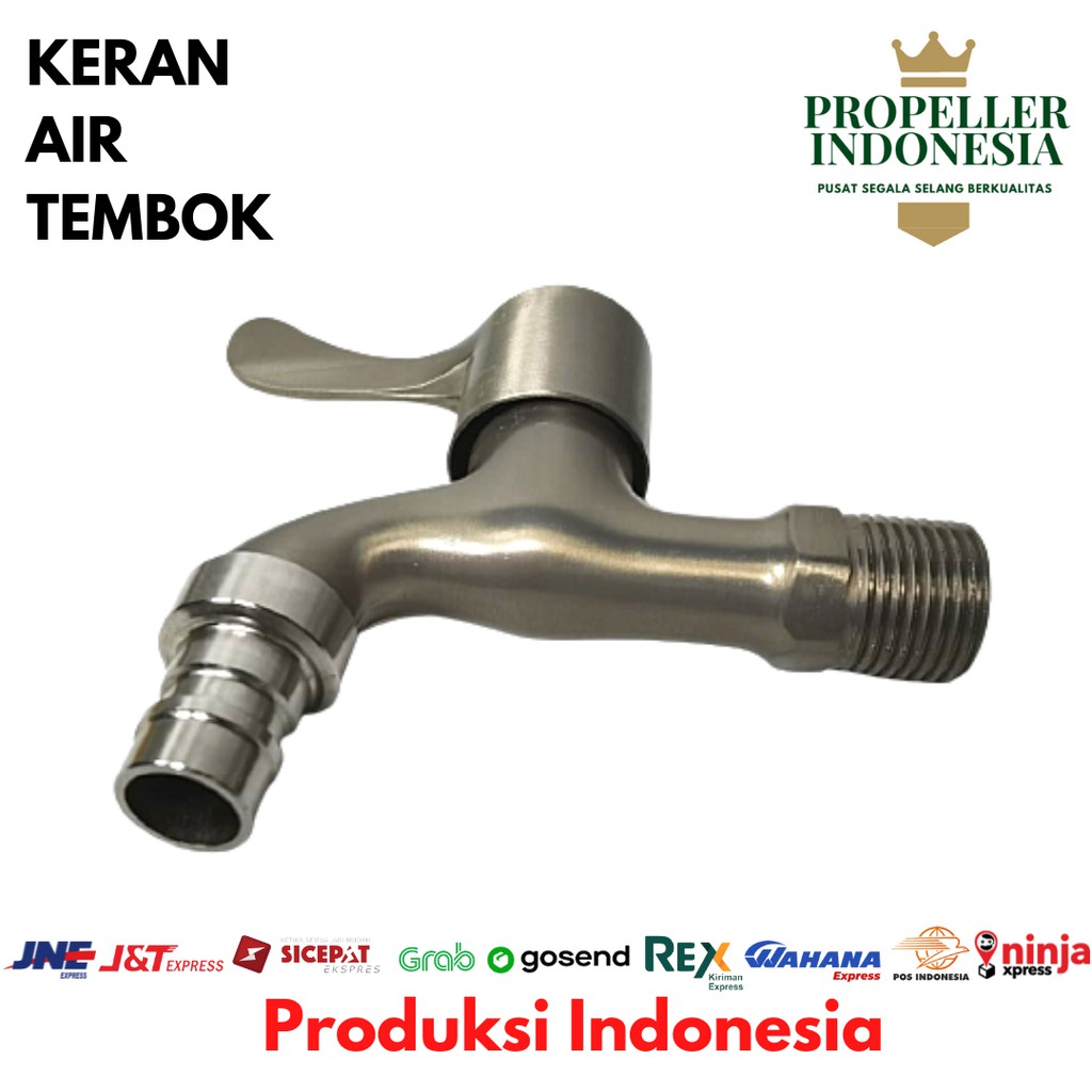 Keran Air Taman Kran Tembok Kran Mesin Cuci Kamar Mandi 1/2Inch