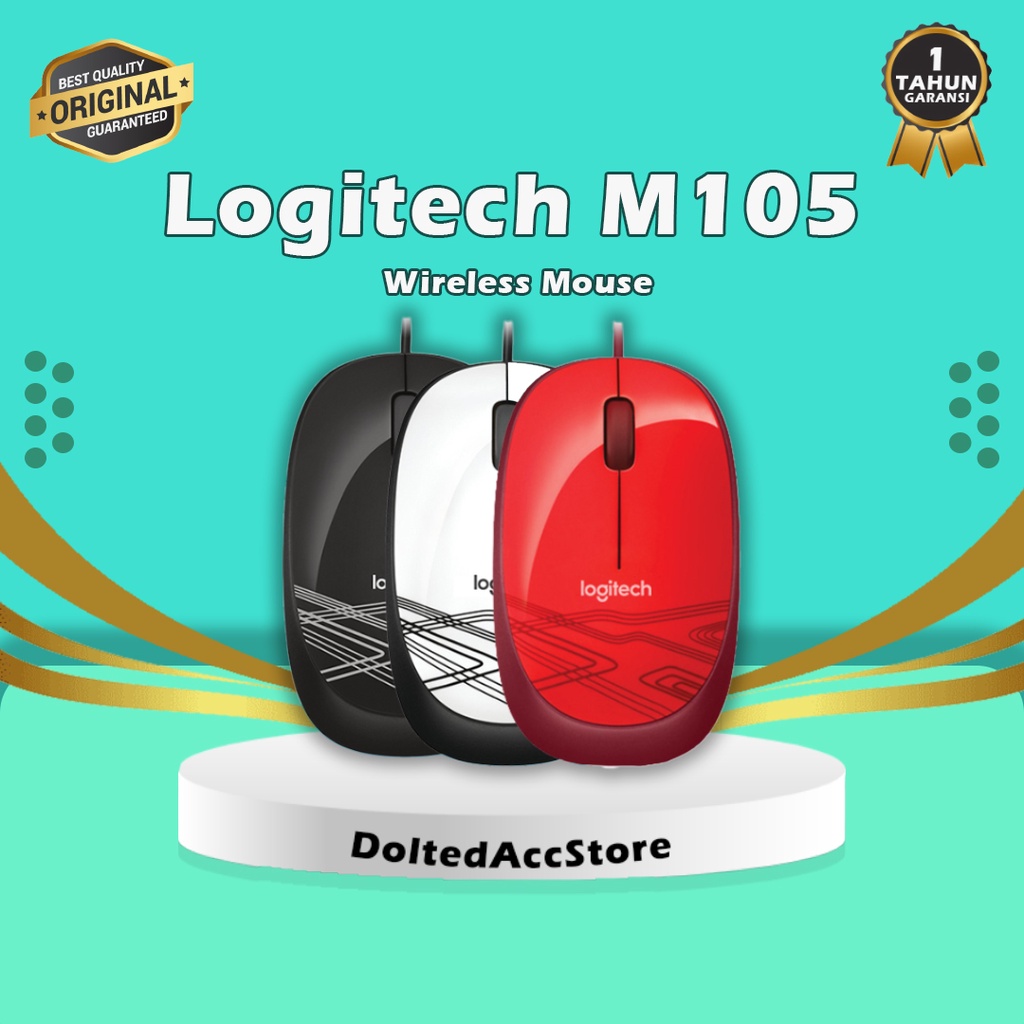 Jual Logitech M105 Wired Optical Mouse Shopee Indonesia