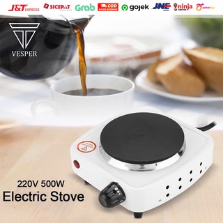 kompor listrik mini portable 500watt 1000watt / electric stove induksi / hot plate coffee tea pot warmer 500W 1000W / kompor mokapot espresso maker moka pot