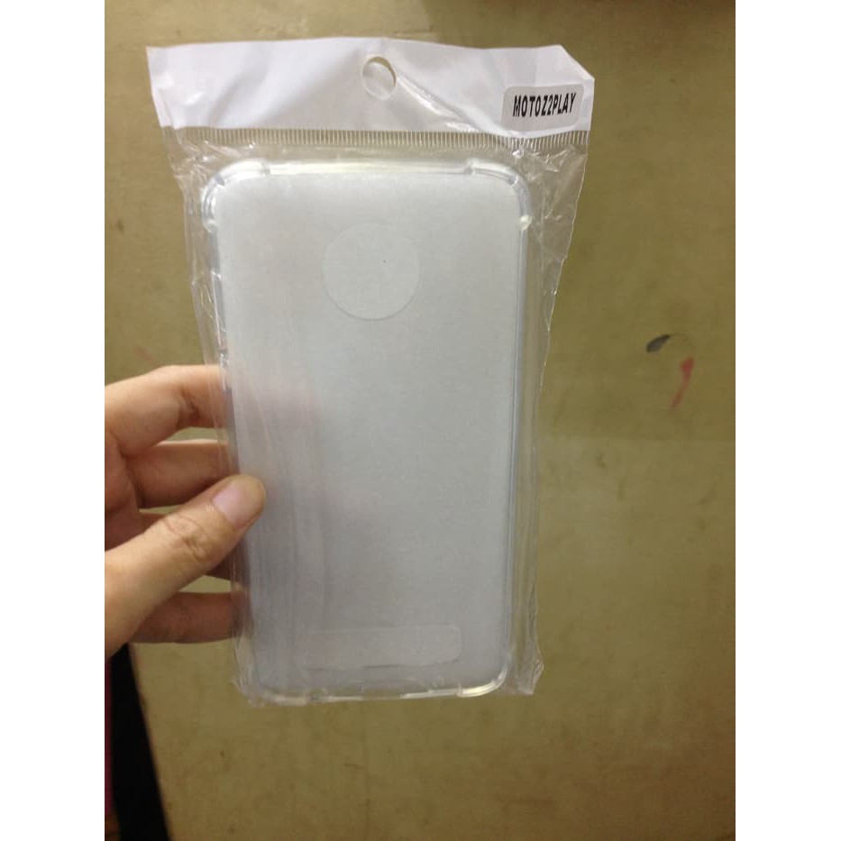 [termurah] Silikon Jelly Case Anti Crack Motorola Moto Z2 Play Putih Transparan