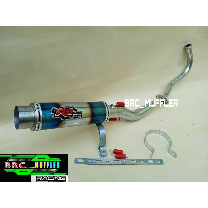KNALPOT RACING R9 MATIC HONDA VARIO 110 KARBU, VARIO 110 TECHNO, VARIO 125 OLD, VARIO LED 125 OLD/NE