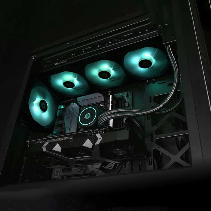 ID-COOLING AURAFLOW X 240 EVO RGB Sync AIO CPU Liquid Water Cooling