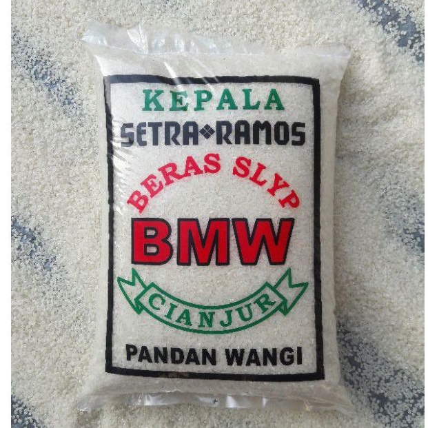 

BERAS PANDAN WANGI - 5 KG & 5 LT - CAP BMW - PREMIUM GRADE