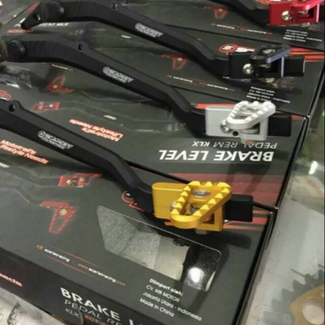 Pedal rem klx 150 dtracker 150 scarlet