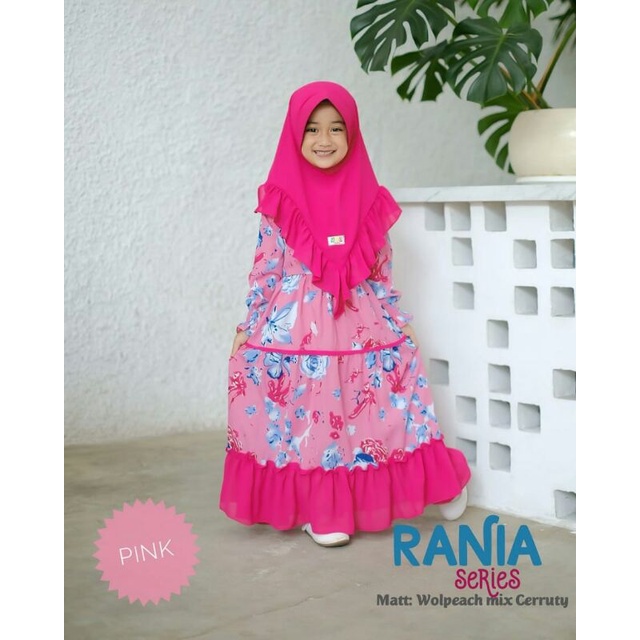 Gamis Set anak Rania Series by Una Fashion