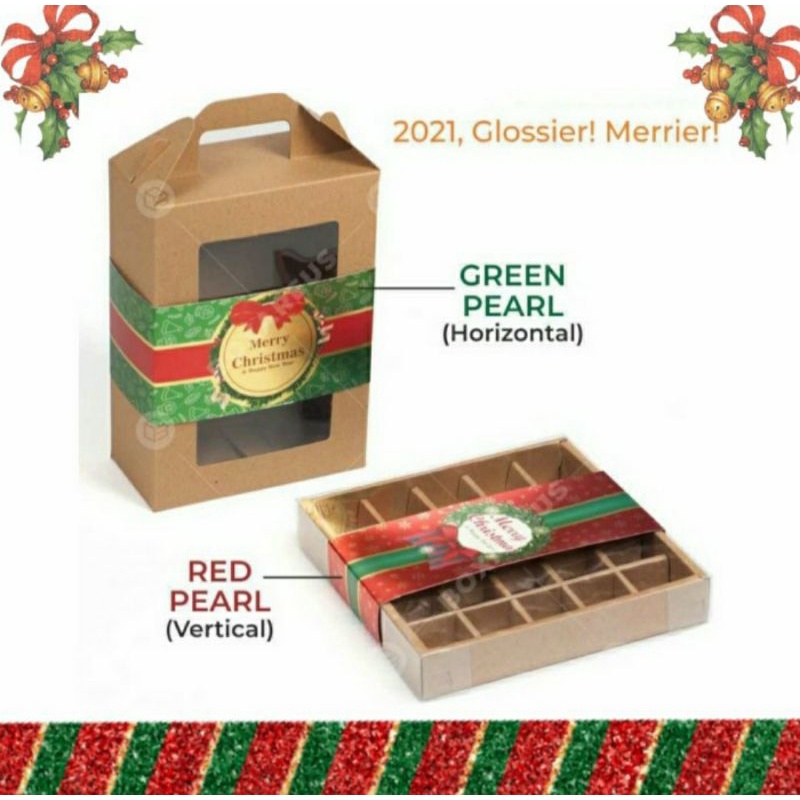 

Paper Belt Natal / Christmas , Pita kertas parcel natal