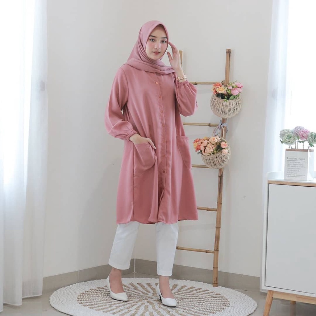 Gamis lilya baju atasan gamis terbaru Tunik tunik wanita gamis remaja baju gamis wanita terbaru 2022