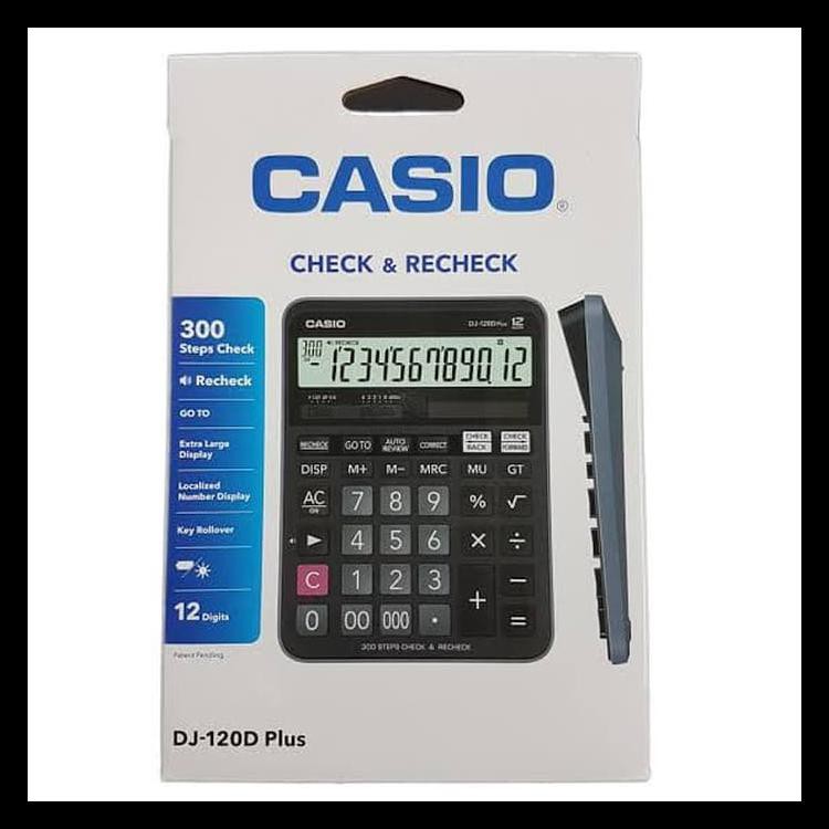 

Murmer Kalkulator Calculator Casio Dj 120 D Plus Check Recheck Terbaru