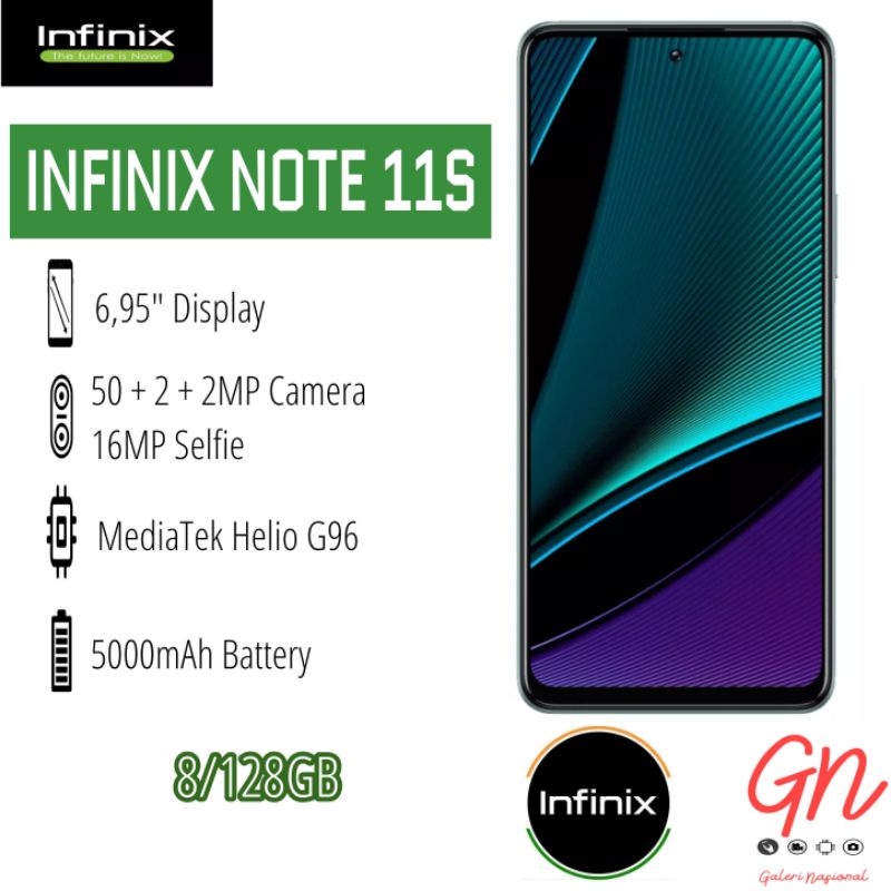 INFINIX NOTE 11S 8/128 GB GARANSI RESMI