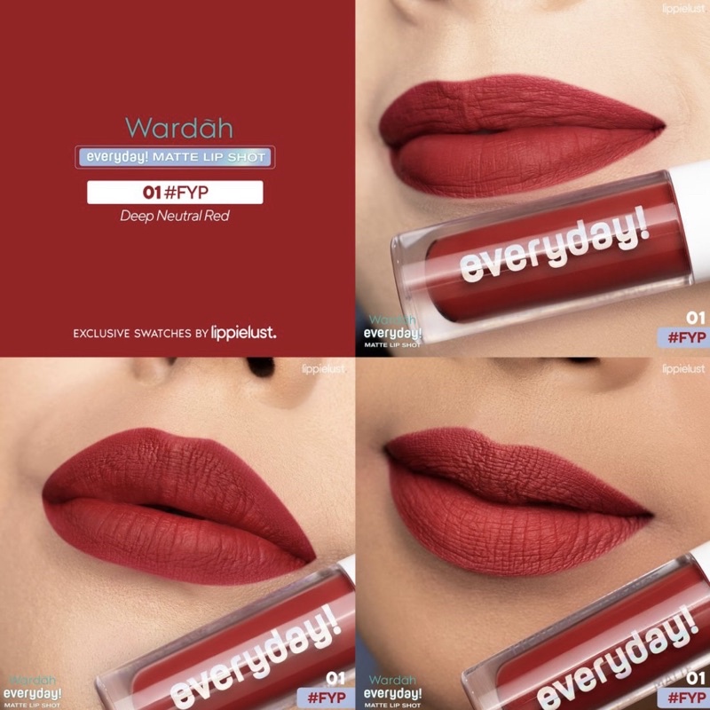 WARDAH Everyday! MATTE LIP SHOT [01-05] | 1.8gr