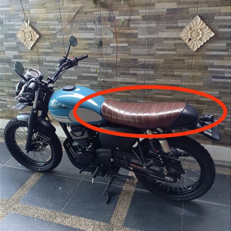 ORIGINAL Asli Copotan Bawaan Motor JAPAN JOK KAWASAKI W125 W 125 Cafe PNP W175 Standar SE Cafe Racer
