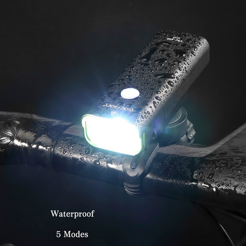 GACIRON Lampu Sepeda LED Cree XPG 400 Lumens - V9C - Black