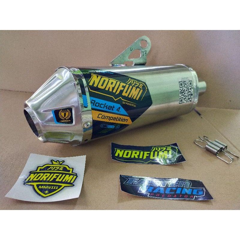 SILENCER KNALPOT NORIFUMI ROCKET COMPETISI KLX CRF DTRAKER DLL