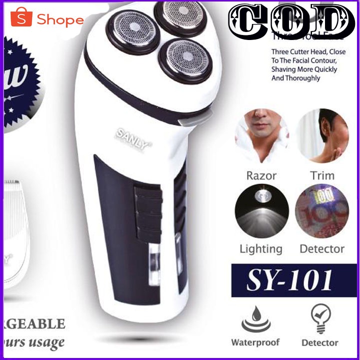 Alat Cukur Kumis,JENGGOT Electric Shaver SY-101 BERGARANSI RESMI 1 TAHUN M,ANTAP