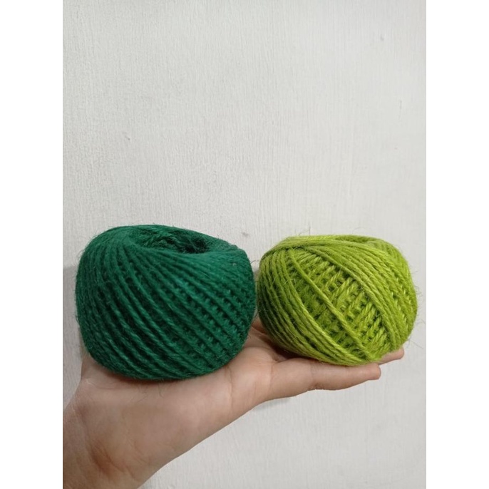 

BISA COD Jute Rope Colour - tali Goni - Tali Hijau - Hampers Idul Fitri SALE Kode 215