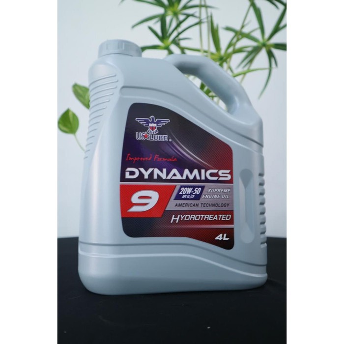 Oli Mobil 4 Liter US LUBE Dynamics 9 20W 50 SN Oli Mobil [4 L]