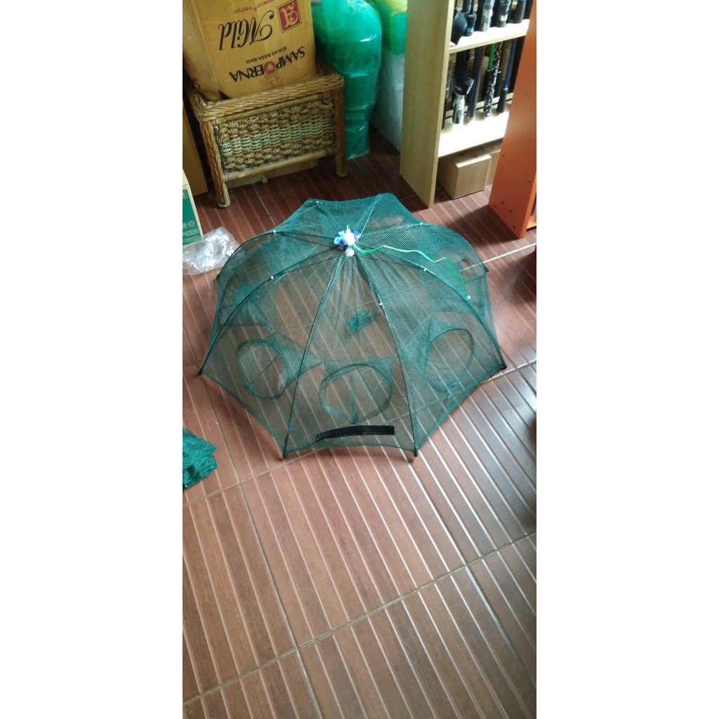 payung jaring perangkap ikan lobang 8 jebakan udang fish trap  jaring ikan jaring ikan bentuk payung