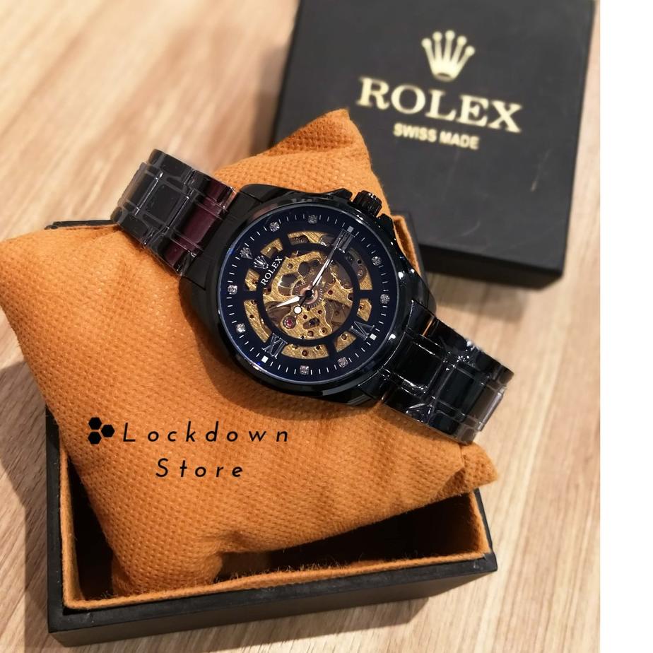 Laris|SQ12|Rolex Automatic Original Exclusive Box / Jam Rolex Otomatis Gift Set