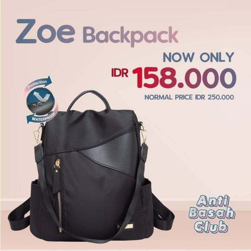ZOE BACKPACK JIMSHONEY TAS FASHION