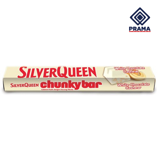 

SILVER QUEEN CHUNKY BAR WHITE CHOCOLATE CASHEW 100GR