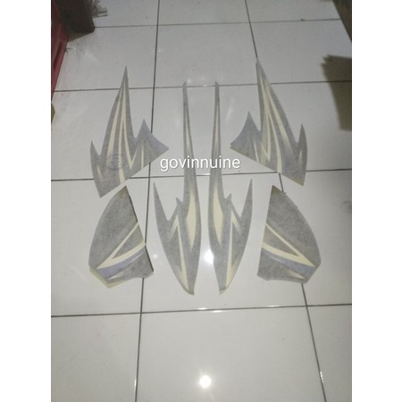 striping stiker sticker lis honda tiger 2005 biru original