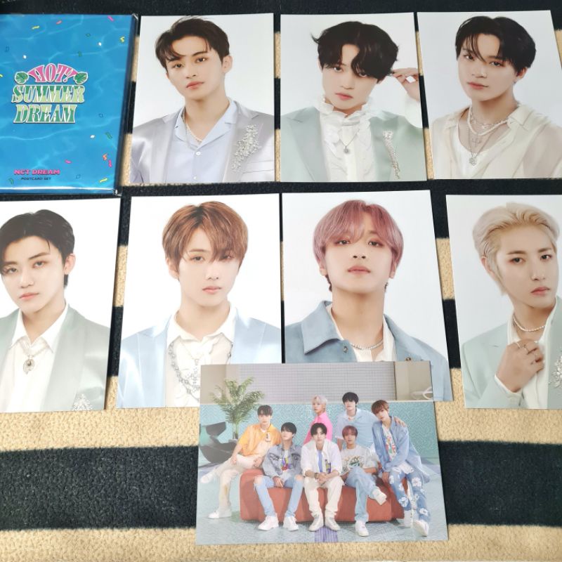 [SHARING LIMITED] NCT DREAM Postcard - Hot Summer Dream NCTDREAM jaemin jeno mark renjun haechan jis