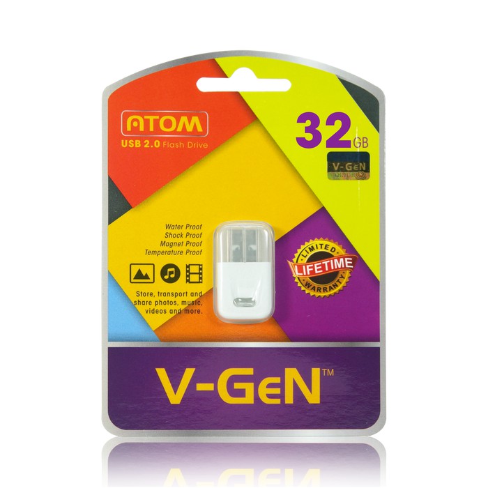 USB Flash Disk V-GeN ATOM 32GB USB 2.0 UFD Flashdrive VGEN