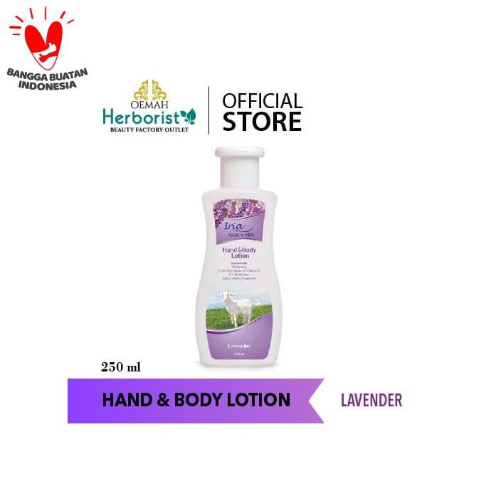 -TERLARIS- VICTORIA IRIA GOAT'S MILK HAND AND BODY LOTION LAVENDER 250ML