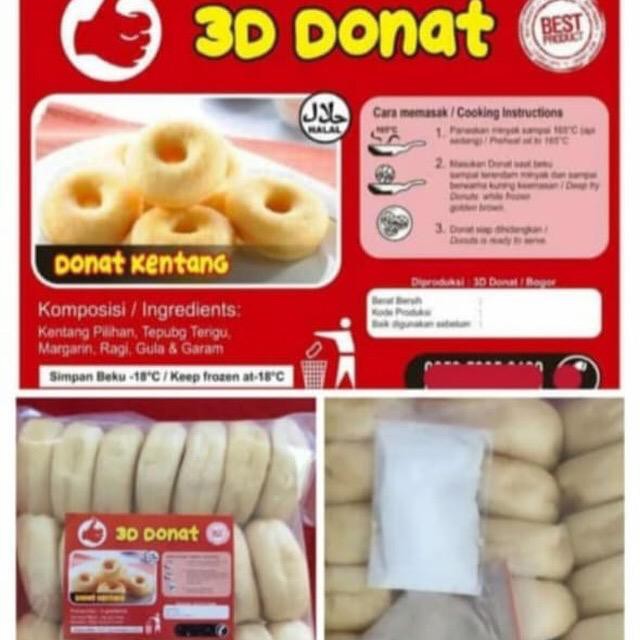 

DONAT KENTANG 3D