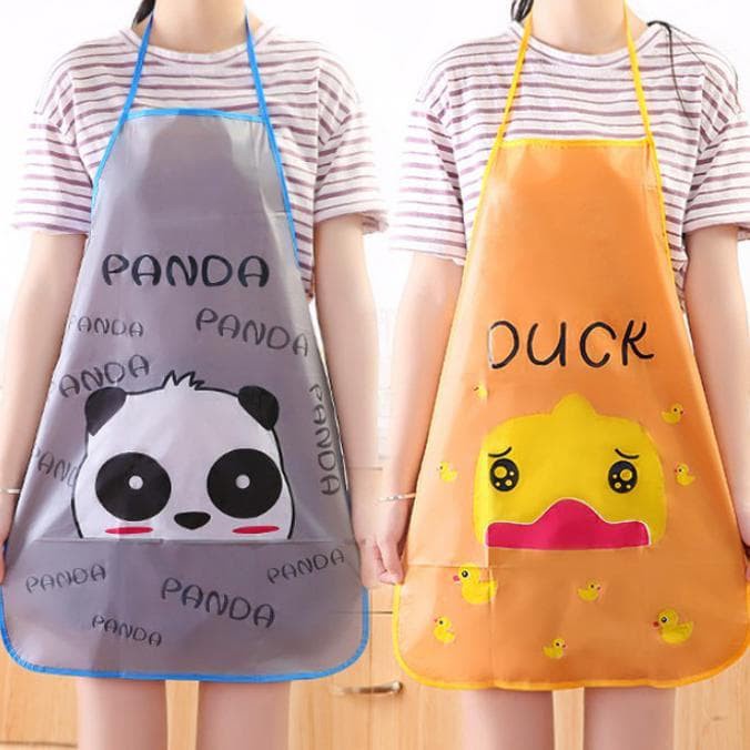 Celemek dapur karakter kartun lucu Apron waterproof