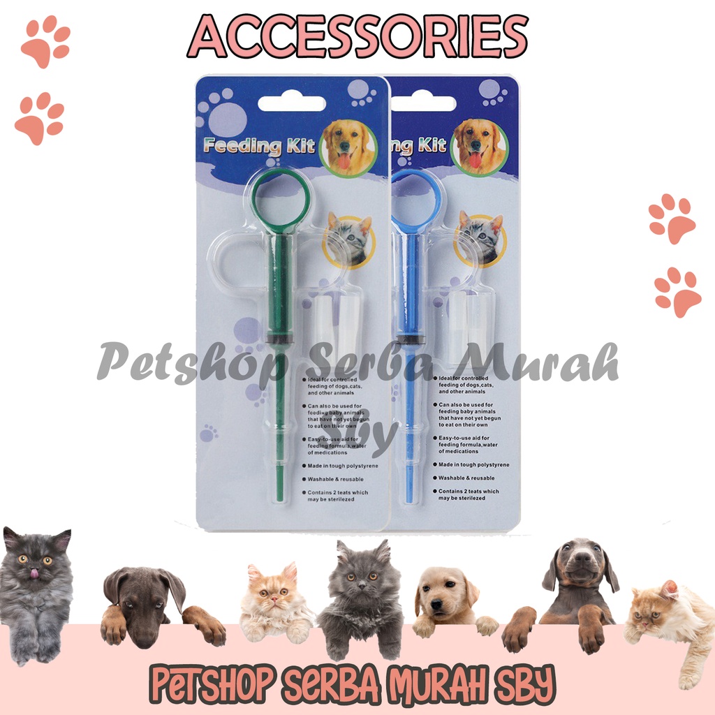 Feeding Kit - Alat Bantu Pelontar Kapsul Untuk Kucing Dan Anjing