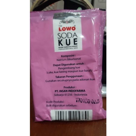 

Soda Kue LOWO refill 50gr HALAL