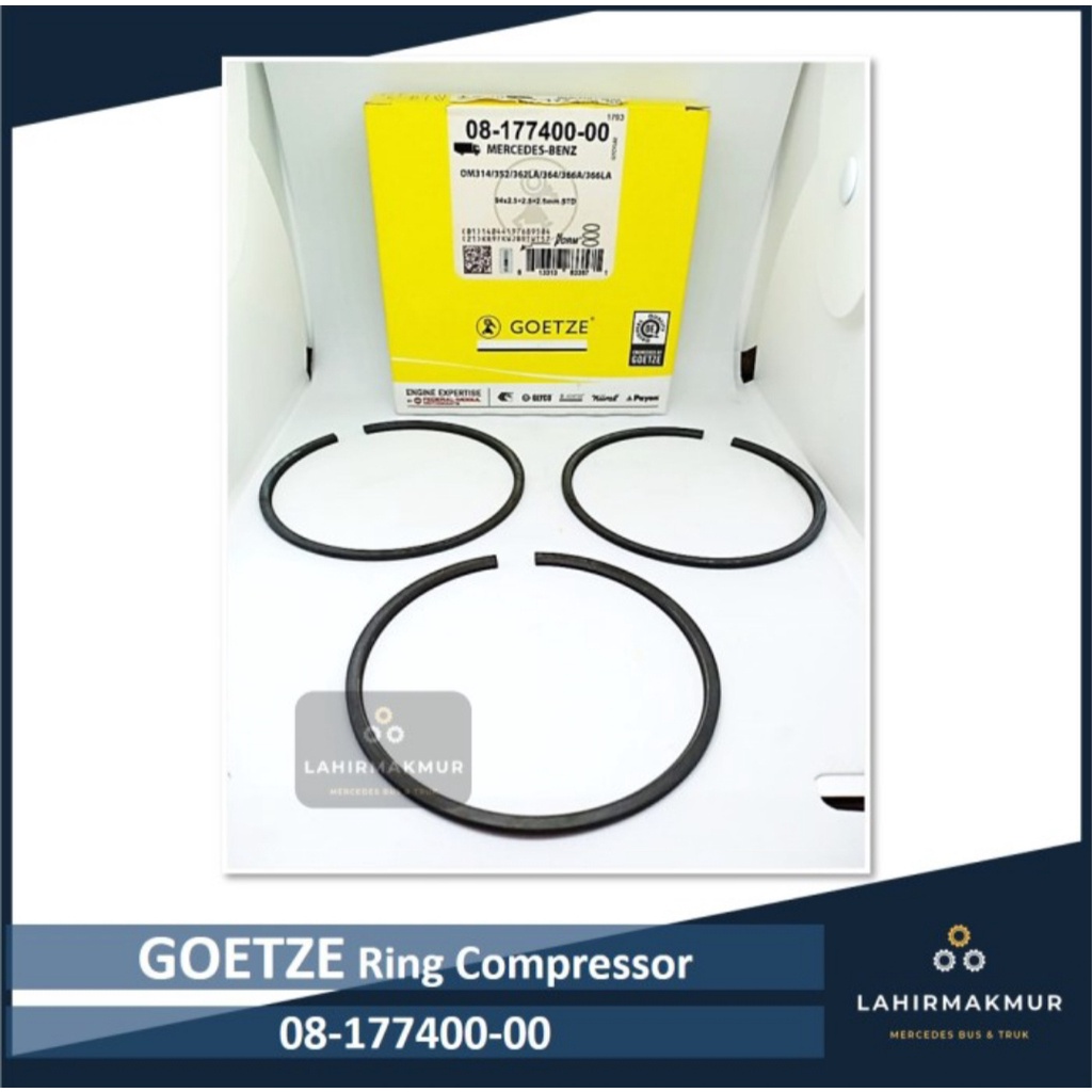 Ring Compressor STD 94 mm GOETZE Bis OF 1113, OH & Truk 917 Mercedes Benz