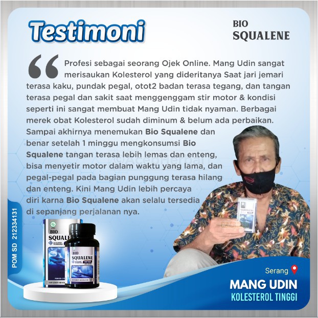 Obat Jantung Alami Berkhasiat - Jantung Bengkak, jantung Berdebar, Jantung Koroner, Jantung dan Sesak Nafas, Sakit Dada - Bio Squalene Asli 100% Multikhasiat Halal Herbal BPOM