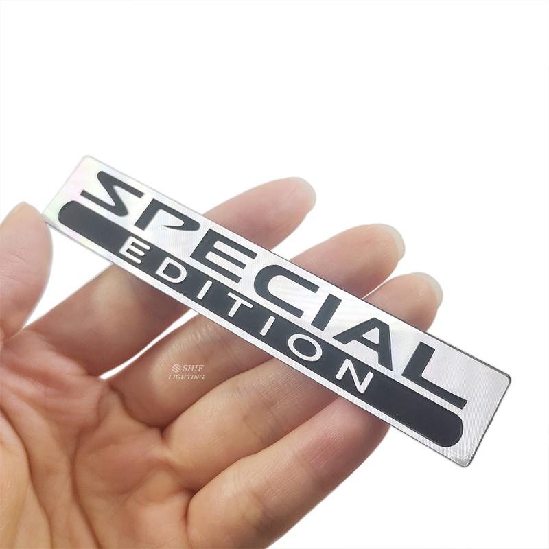 1pc Stiker Emblem Logo Mobil Universal Edisi Spesial Bahan Metal