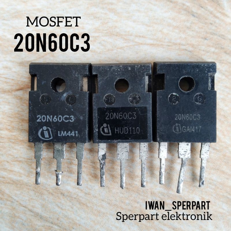 MOSFET 20N60C3 20A 600V 20N60