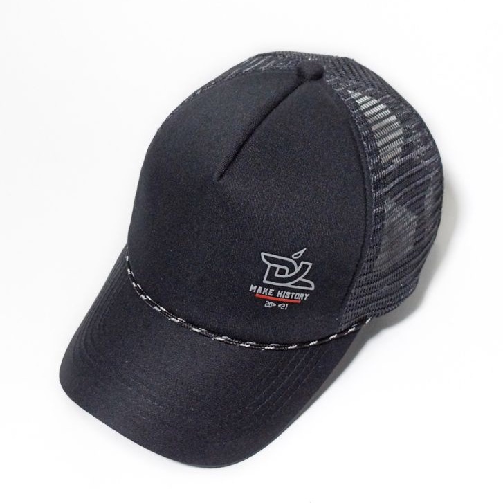 Topi Pria  topi Trucker Jaring topi  Original topi jaring hitam topi Hat Saka White Black