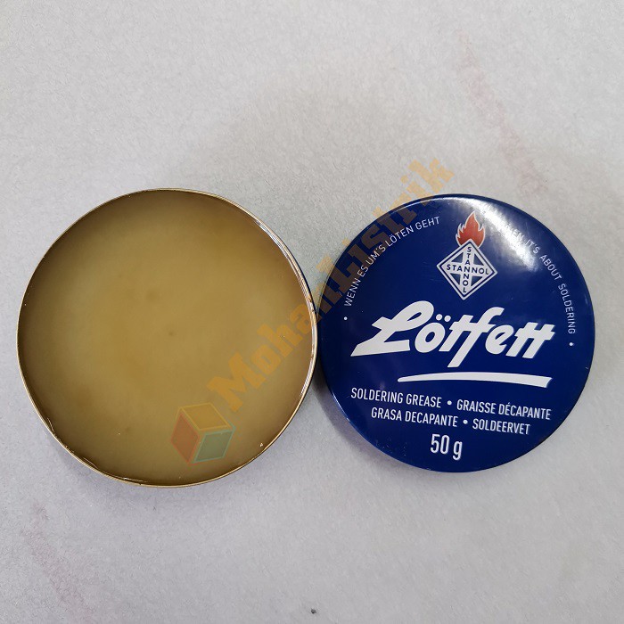 Pasta Minyak Solder Lotfett Stannol German 50Gr