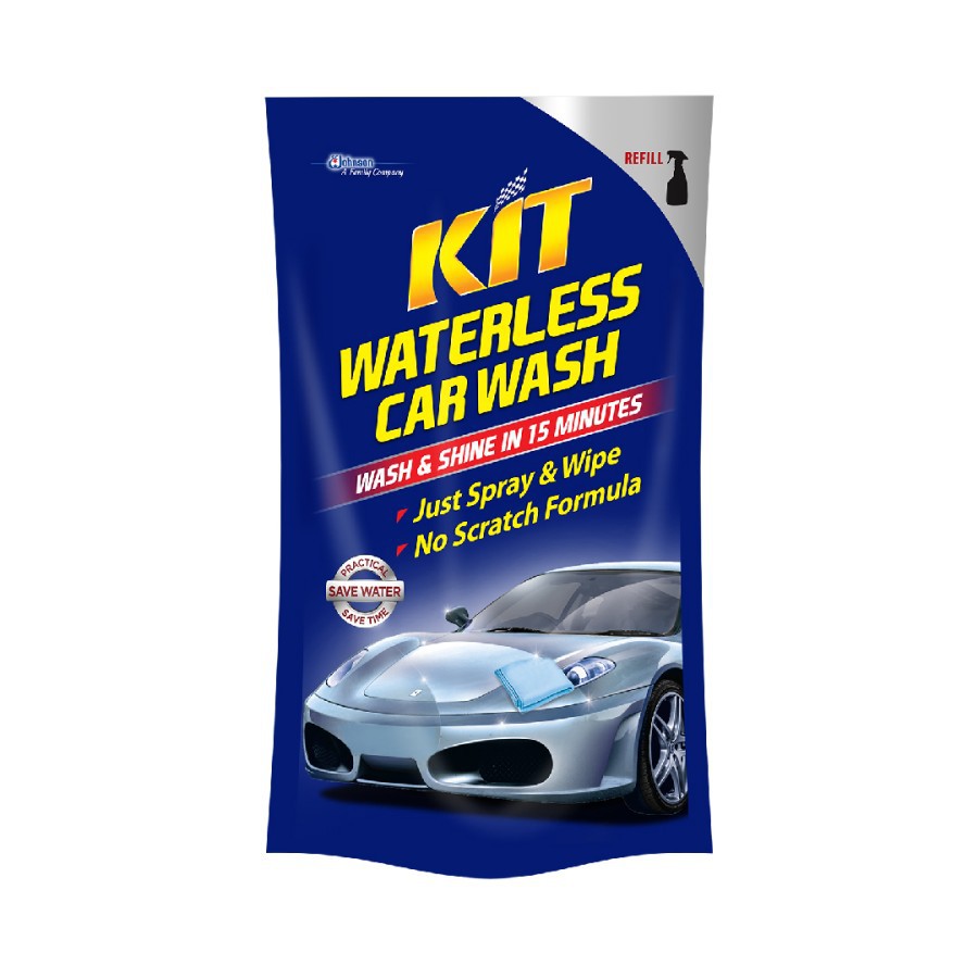 KIT Waterless Car Wash Pouch Cuci Mobil Tanpa Air Shampo 500Ml