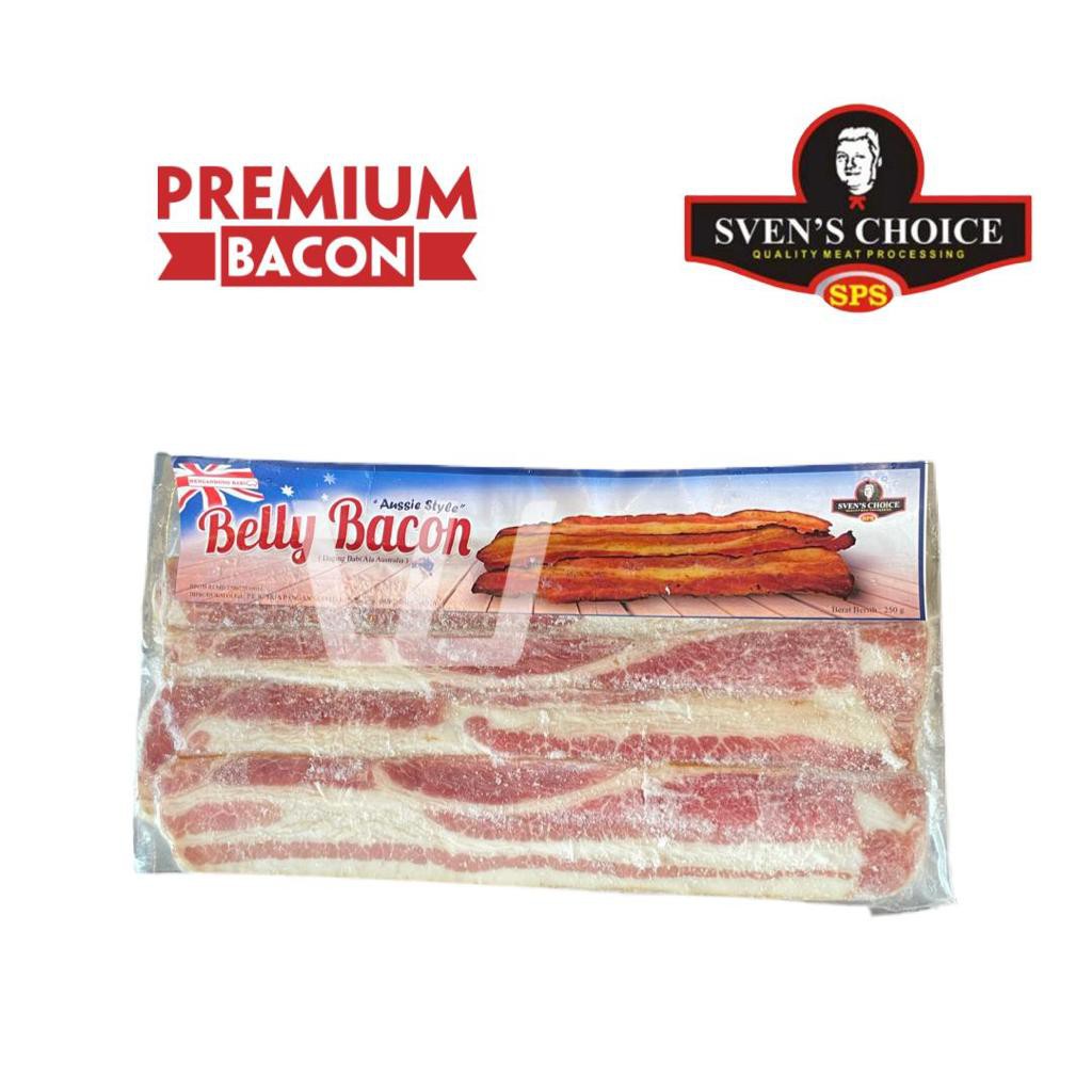 

Daging Belly Bacon Sven's Choice babi oz style 250g sven