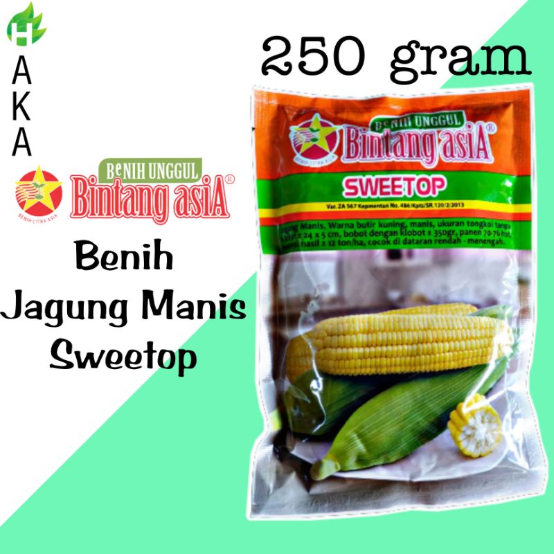 [jagung manis] Bibit Benih Jagung Manis Manise Sweetop 250 Gram Kualitas Bagus expired lama