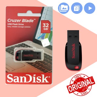 Flashdisk Sandisk    Cruzer Blade CZ50 32GB USB Flash Disk Original